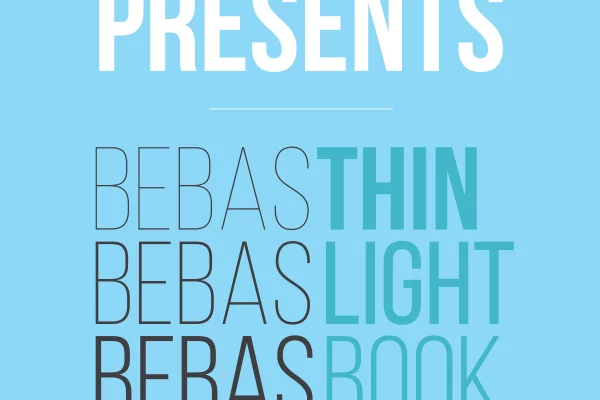 image of the official Bebas Neue font