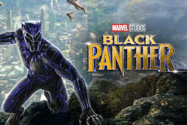 image of the official Black Panther font