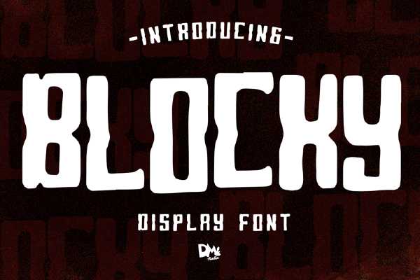 image of the official Blocky Font Generator