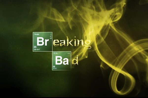 image of the official Breaking Bad font