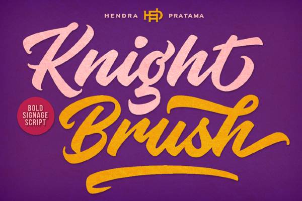 image of the official Brush fonts