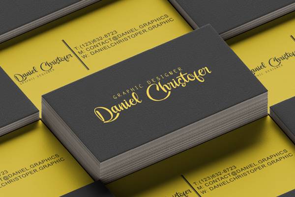 image of the official Business Card fonts