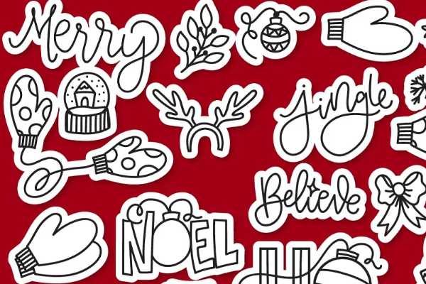 image of the official Christmas Dingbats