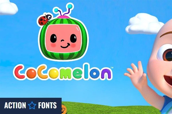 image of the official Cocomelon font