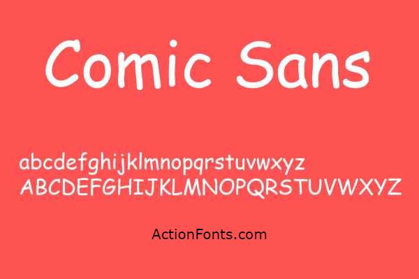 image of the official Comic Sans Font Generator