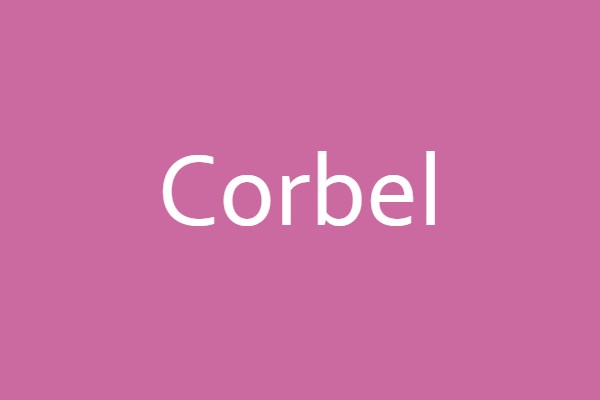 image of the official Corbel font