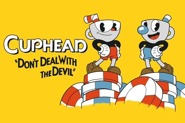 image of the official Cuphead font