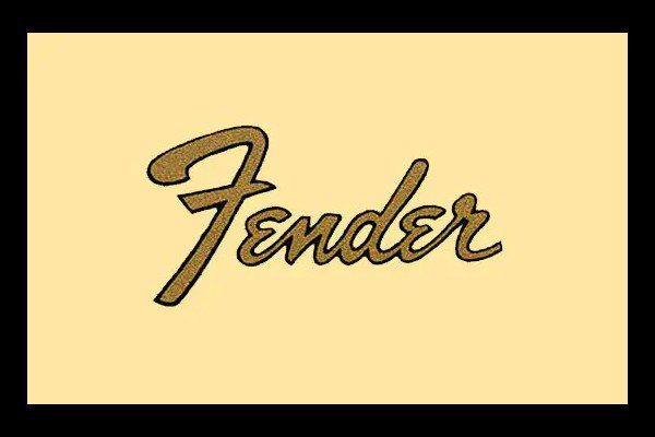 image of the official Fender font