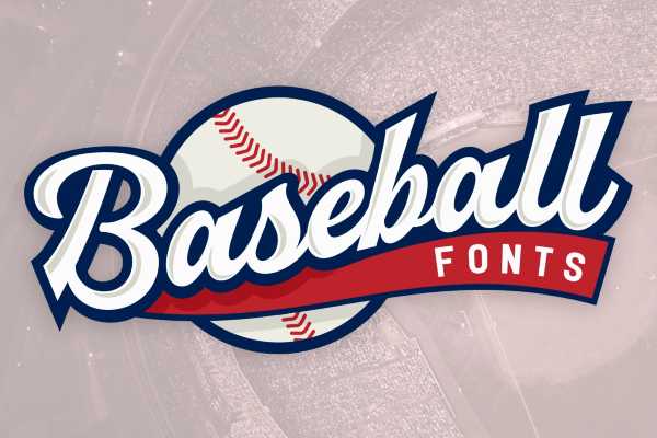 image of the official Baseball fonts