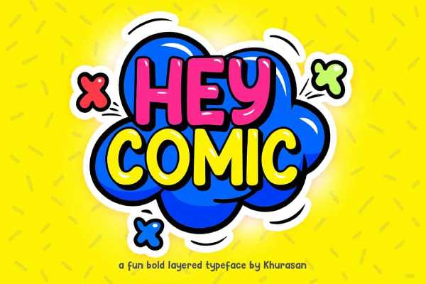 image of the official Comic fonts