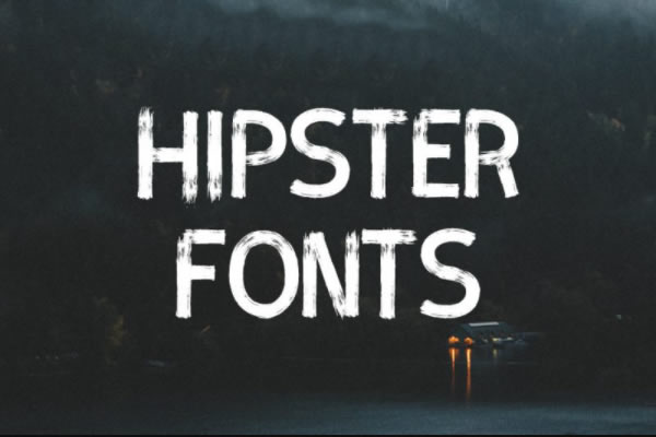 image of the official Hipster fonts