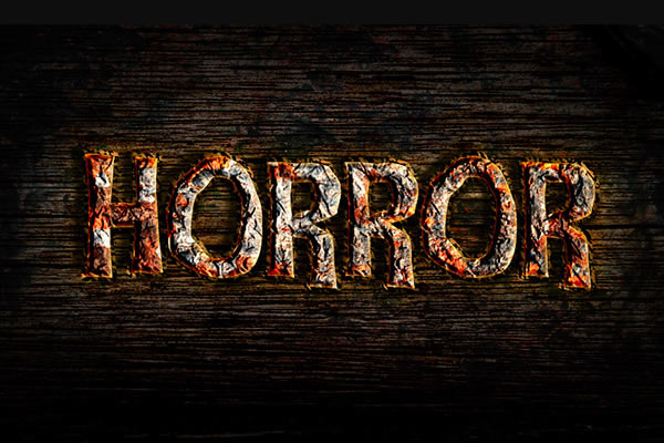 image of the official Horror fonts
