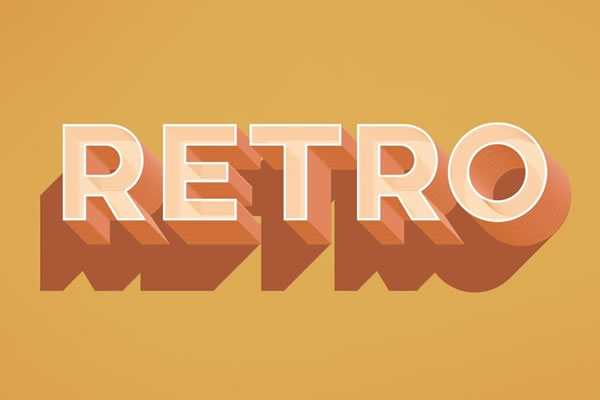 image of the official Retro fonts
