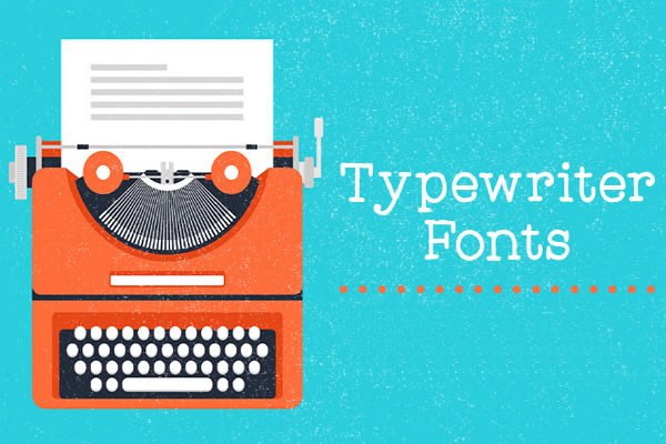 image of the official Typewriter fonts