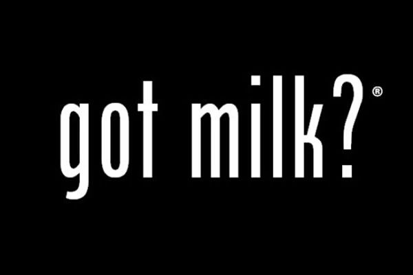 image of the official Got Milk? font