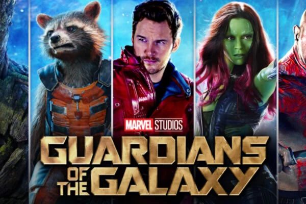 image of the official Guardians Of The Galaxy font