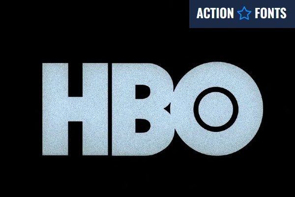 image of the official HBO font