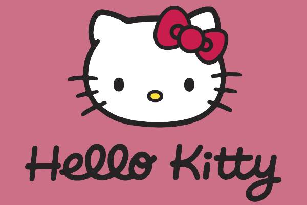 image of the official Hello Kitty font