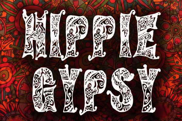 image of the official Hippie Font Generator