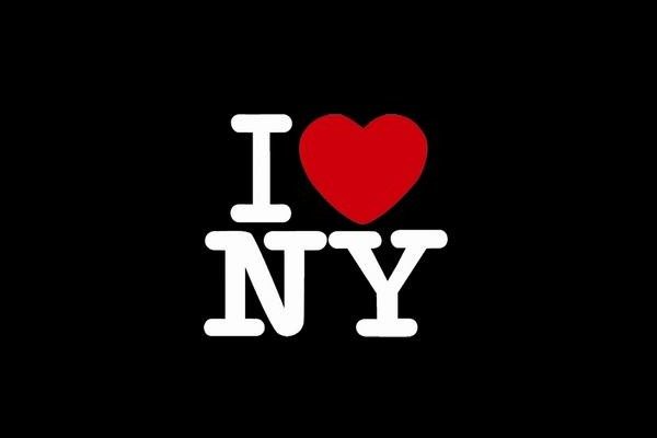 image of the official I Love New York font