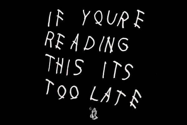 image of the official If You’re Reading This (Drake) font