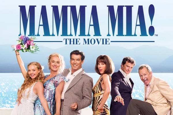 image of the official Mamma Mia font