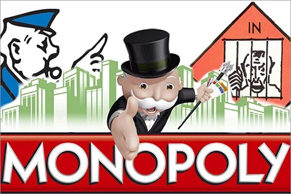 image of the official Monopoly font
