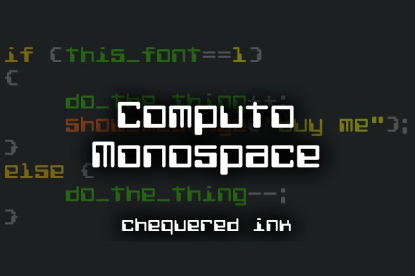image of the official Monospace Font Generator