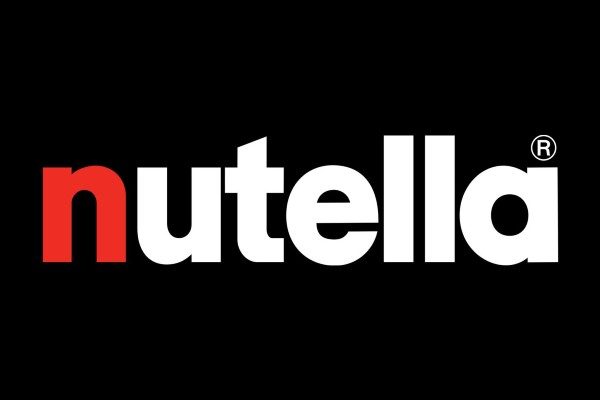 image of the official Nutella font