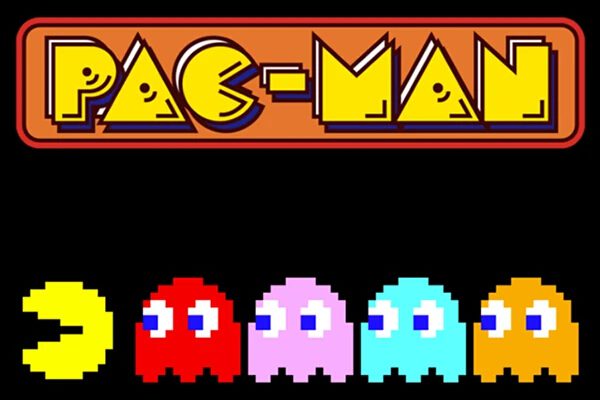 image of the official Pac-Man font