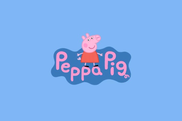 image of peppa pig font