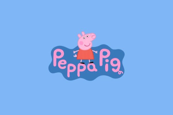 image of the official Peppa Pig font