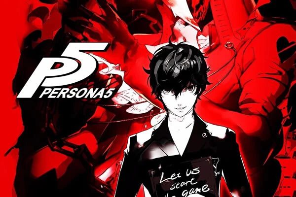 image of the official Persona 5 font