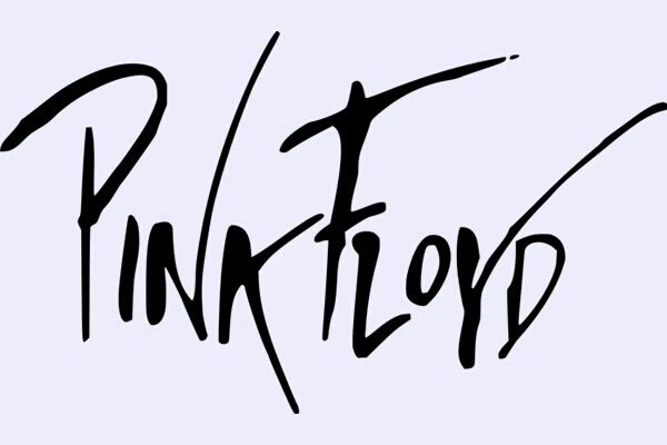 image of the official Pink Floyd font