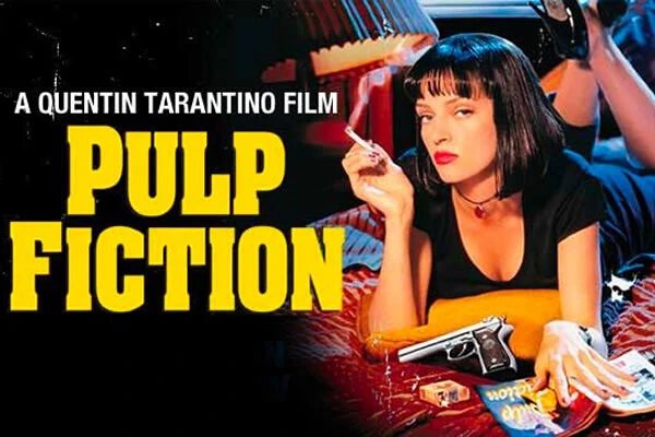 image of the official Pulp Fiction font
