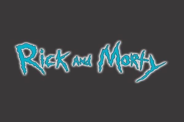 image of the official Rick and Morty font
