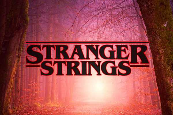 image of the official Stranger Things font
