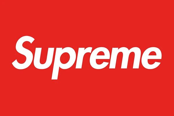 image of the official Supreme font