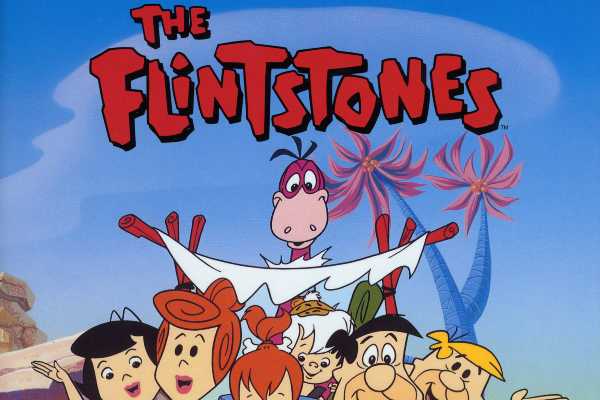 image of the official The Flintstones font