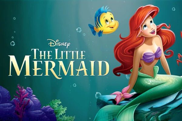 image of the official The Little Mermaid font