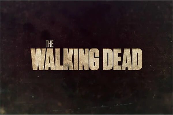 image of the official The Walking Dead font