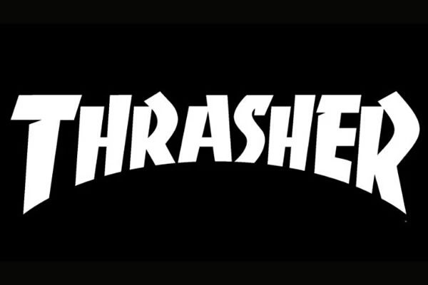image of the official Thrasher font