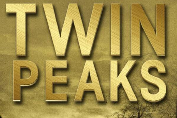 image of the official Twin Peaks font