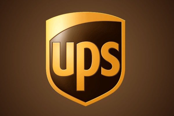 image of the official UPS font