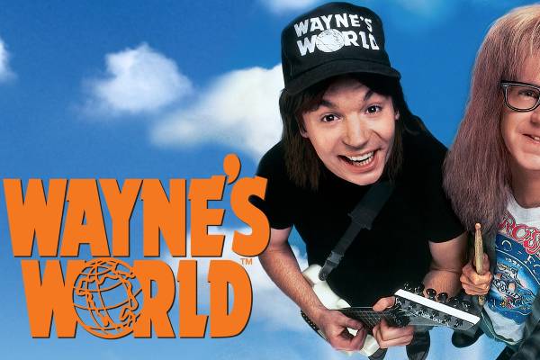 image of the official Wayne’s World font