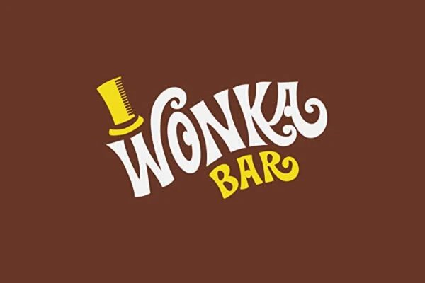 image of the official Willy Wonka font