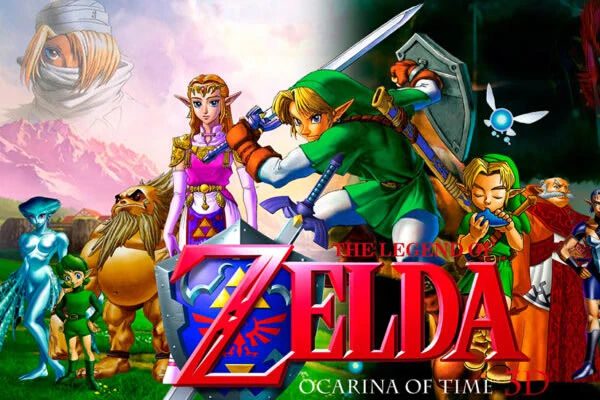 image of the official Zelda font